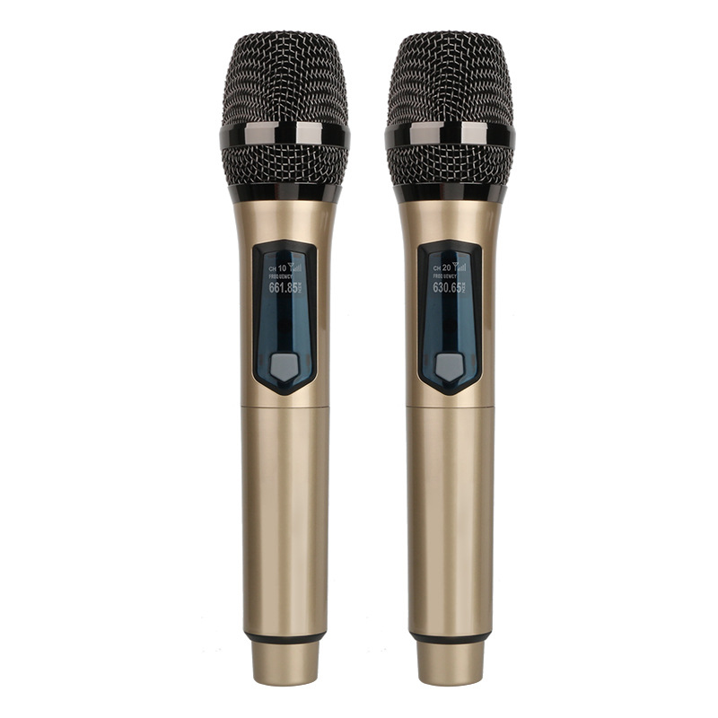 Ribbon Microphone - Kablosuz Mikrofon 2 Kanallı UHF Çift