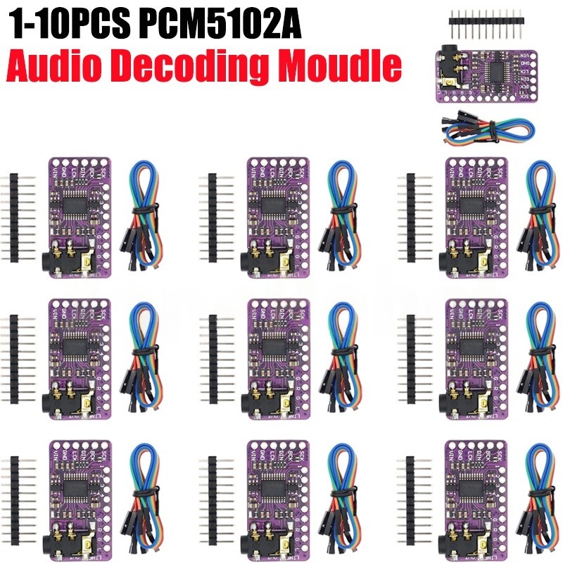 Pcm5102 - 1-10 adet arayüzü I2S PCM5102A DAC