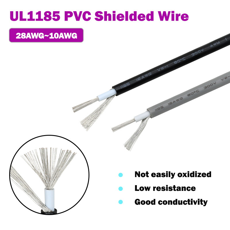 Audio Jumper Wire - 1 ~ 10 M UL1185 PVC