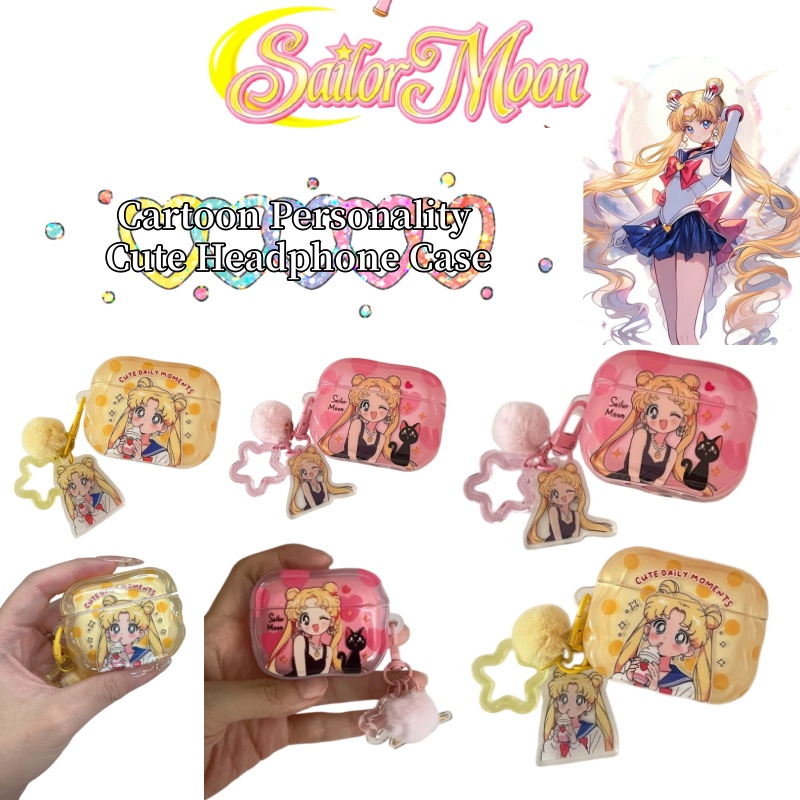 Headphone Parts - Sailor Moon Anime Karikatür Tasarımlı, Şık