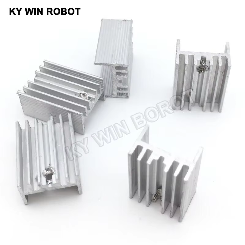 Heatsink Aluminum - 10 adet Alüminyum TO-220 Soğutucu 220