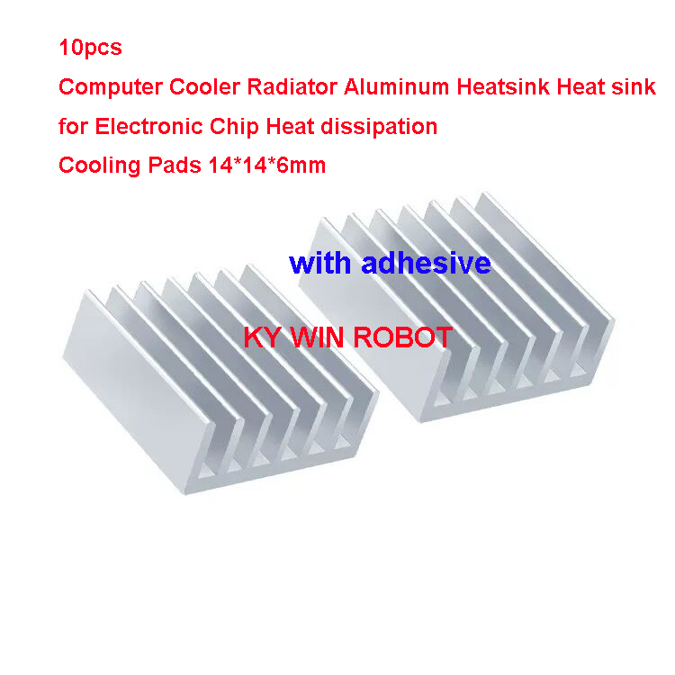 10 Adet Mini Yapışkanlı Alümin - Heatsink Aluminum incelemesi ve fiyatı