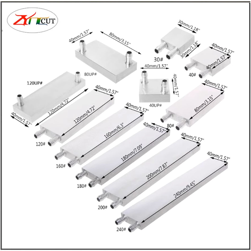 40 80mm CPU Alüminyum su soğut - Heatsink Aluminum incelemesi ve fiyatı