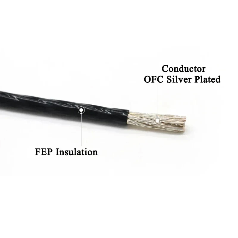 1 ~ 100 m PTFE Gümüş Kaplama E - Audio Jumper Wire incelemesi ve fiyatı
