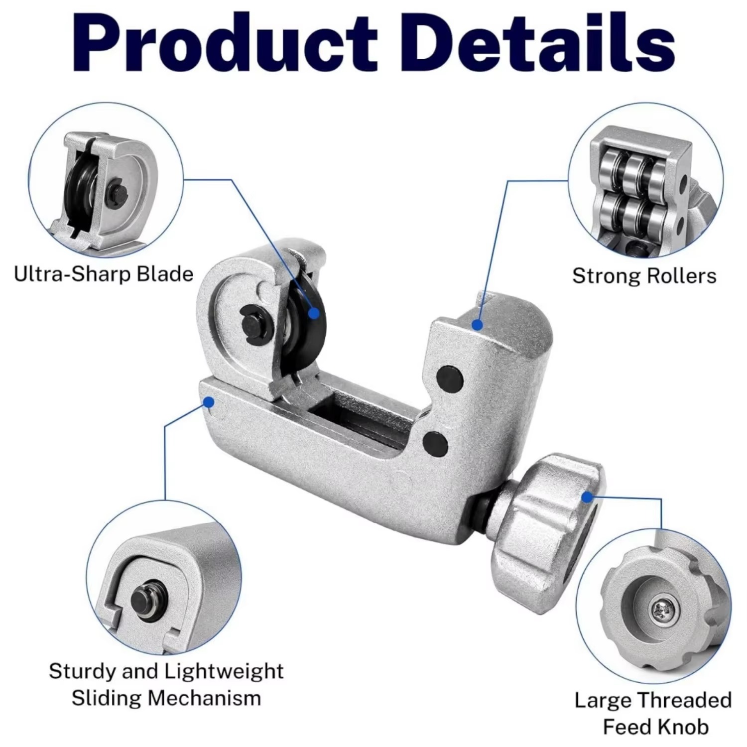4-28 mm Rulmanlı Boru Kesici;  - Knob Aluminum incelemesi ve fiyatı